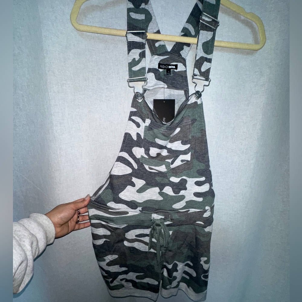 Camo Shorts Overalls